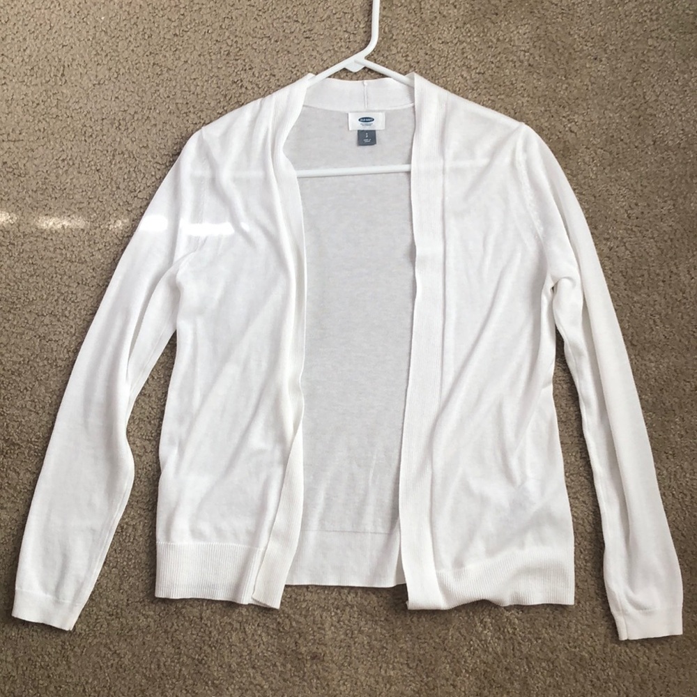 Old Navy white cardigan